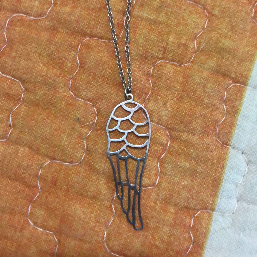 Kris Nations Angel Wing Pendant Silver